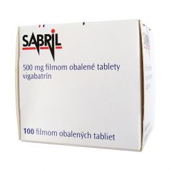 Сабрил (Вигабатрин) таблетки 500мг №100 (100 таблеток) в Набережных челнах и области фото